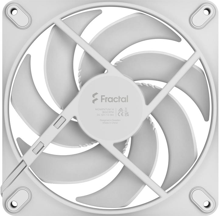 Fractal D. Momentum 14 White (140 mm, 1 x)