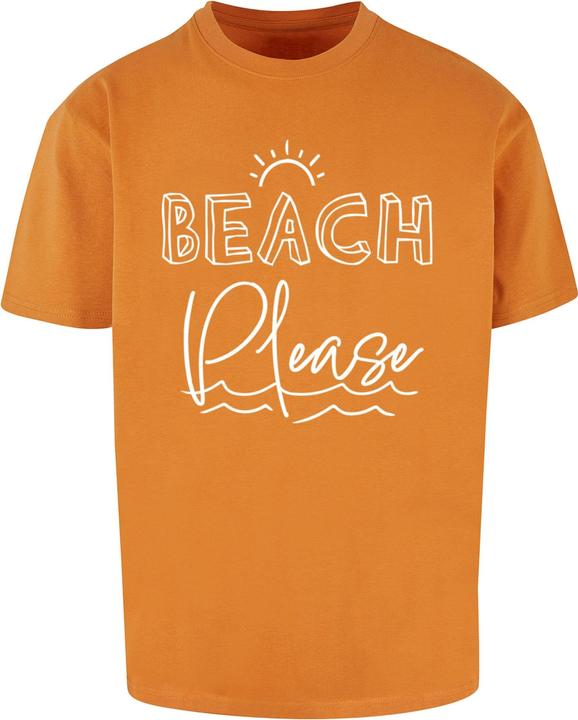 Merchcode Beach Please Heavy Oversized Tee - 118121 (XL)