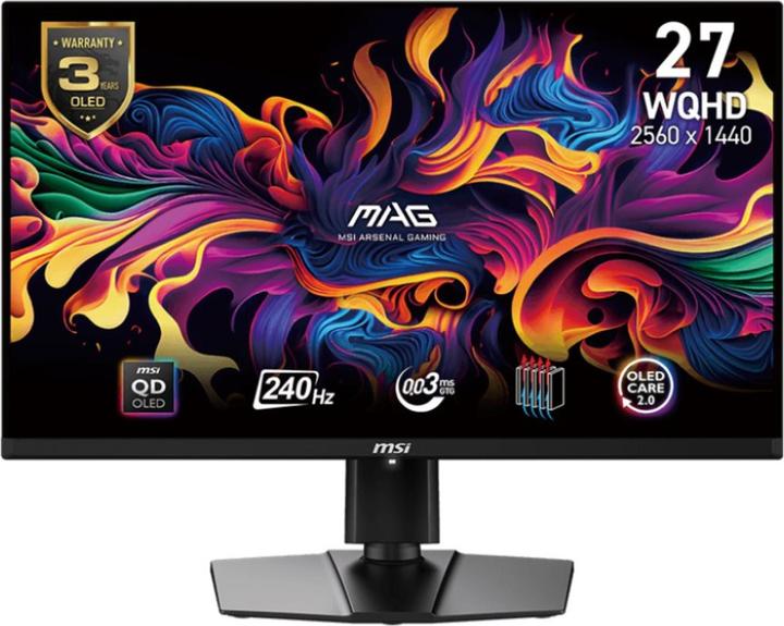 MSI MAG 271QPXDE QD-OLED E2 (2560 x 1440 Pixel, 26.50")
