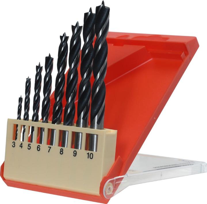 Produktbild kwb Holzbohrer Set (3 mm, 4 mm, 5 mm, 6 mm, 7 mm, 8 mm, 9 mm, 10 mm)