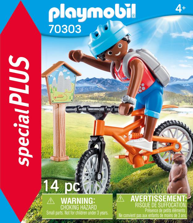 Produktbild Playmobil Mountainbiker auf Bergtour (70303)