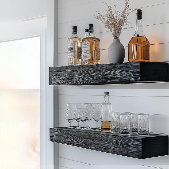 Immagine prodotto Hanah Home Drift Decorative Wooden Wall Shelf