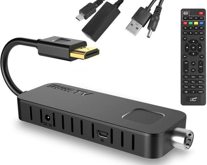 Produktbild Lasmex PS Tuner DVB-T-2 LTC TV naziemnej HD205M z pilotem programowalnym H.265, MIN (DVB-T2)