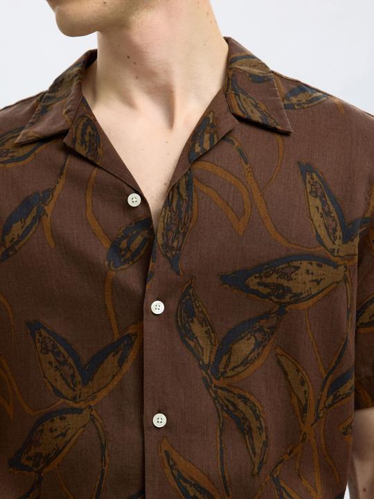 Produktbild Selected Homme Print Kurzarmhemd (M)