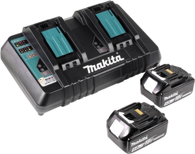 Image du produit Makita DLM432PT2 Tondeuse à gazon sans fil 2X18V, 43cm, 2X5,0Ah Li-Ion DC18RD, 3 (Fonctionnement sur batterie)