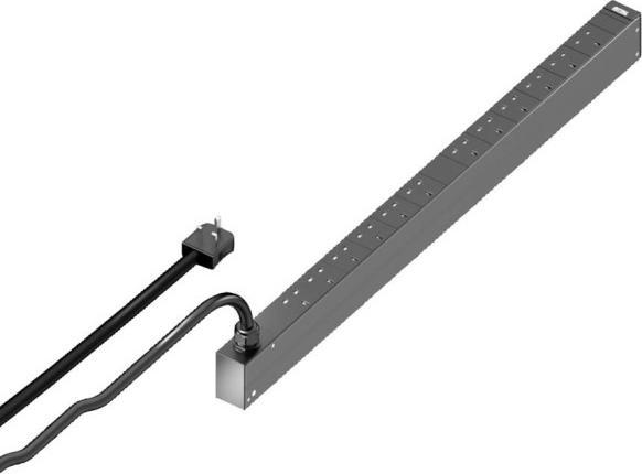 Actual product image Rittal 7979812 PDU basic UK 13A/1P UK Plug 12x BS1363 PDU Basic Power Distribution