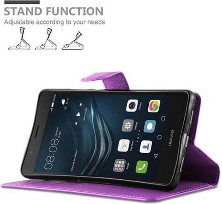 Actual product image Cadorabo Book with stand function cover (Huawei P9 Lite)