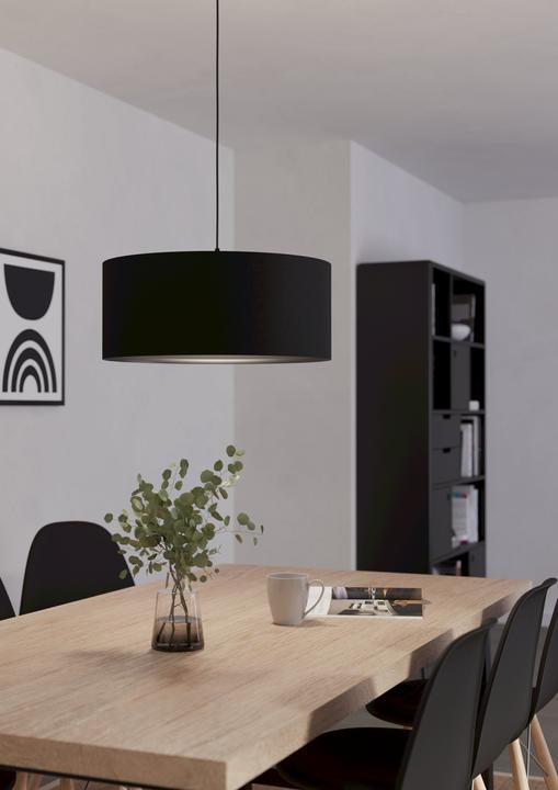 Produktbild EGLO Pendelleuchte MASERLO 1 1x E27, Schwarz (E27)