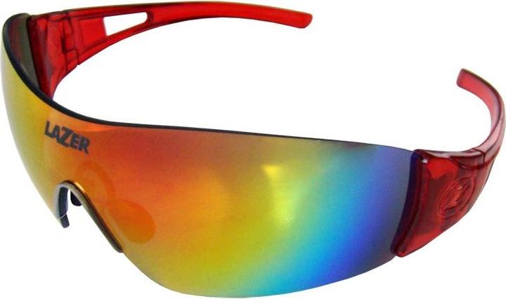 Productafbeelding Lazer Sport Magneto akiniai raudoni universalūs (LZR-OKL-MAG-CRRD) (Rood, Duidelijk, Rook zwart, Geel-Blauwe Spiegel)