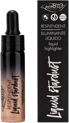 Actual product image Puro Bio Purobio Resplendent Illuminant Liquid Stardust Highlighter No. 01 Champagne (01 Champagne, Highlighter)
