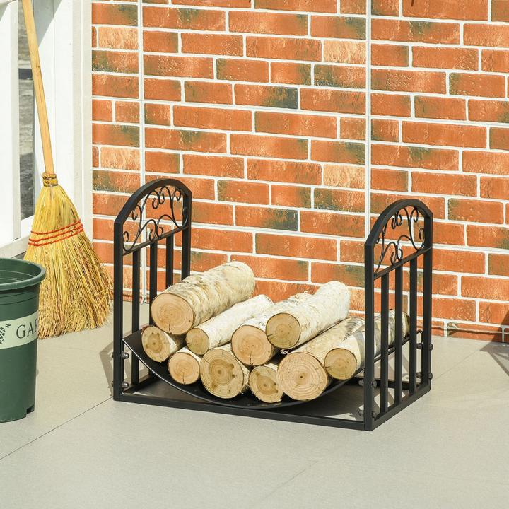 Produktbild Outsunny Kaminholzregal für 60 kg (60.5 x 36 x 46.5 cm)