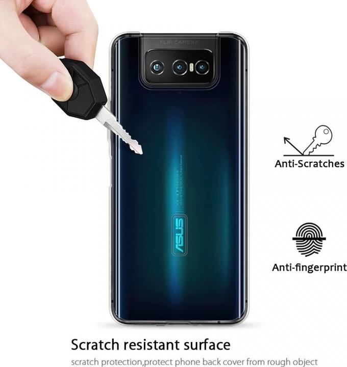 Actual product image Screenguard Asus Zenfone 7 / 7 Pro Flexible TPU Clear Case (Asus Zenfone 7)