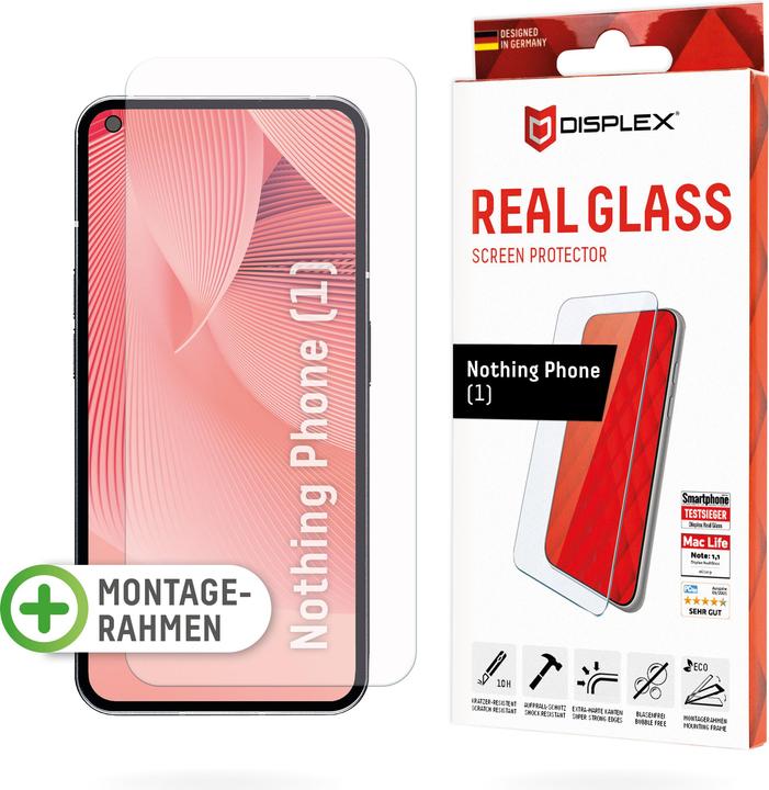 Displex Real Glass, 2D Panzerglas (1 Piece, Nothing Phone (1))