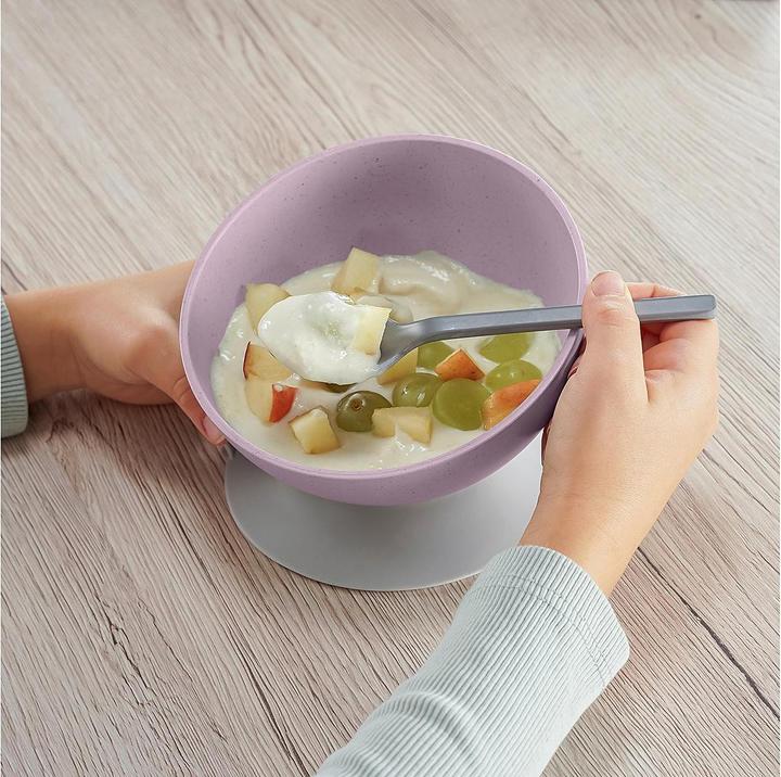 Actual product image Reer Growing Bowl with suction cup pink