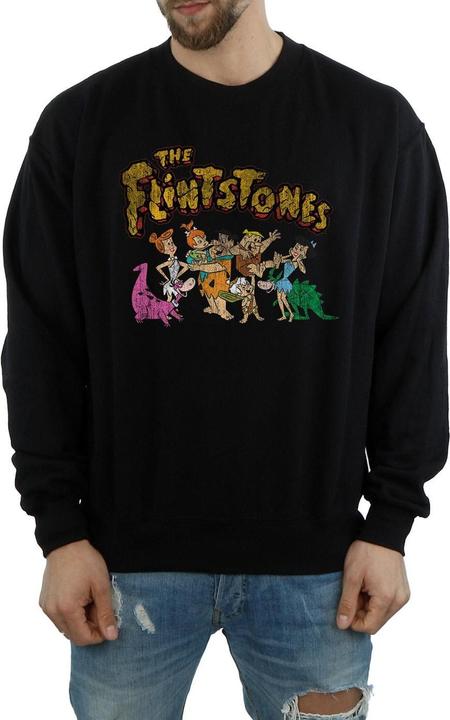 Immagine prodotto The Flintstones Group Distressed Felpa Uomo (3XL)