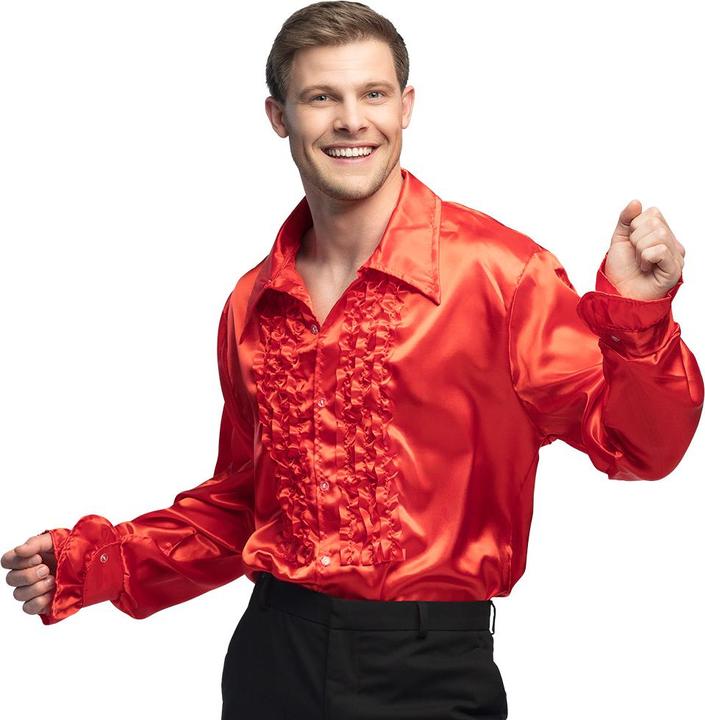 Produktbild Boland Party Shirt : Rüschenhemd Satin (L)