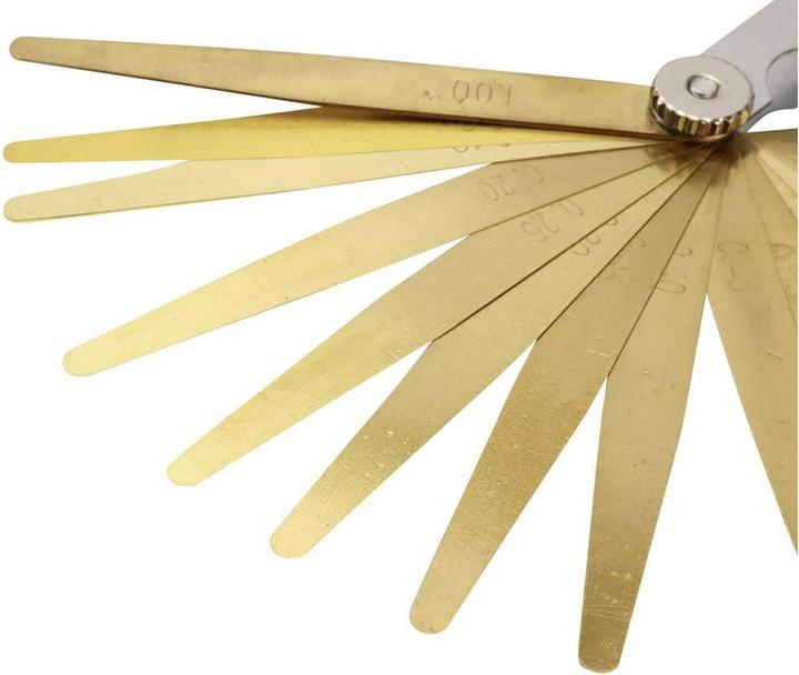 Produktbild Dasqua 1620-0100 Fühlerlehre aus Messing für Zündkerzen (12.50 cm)