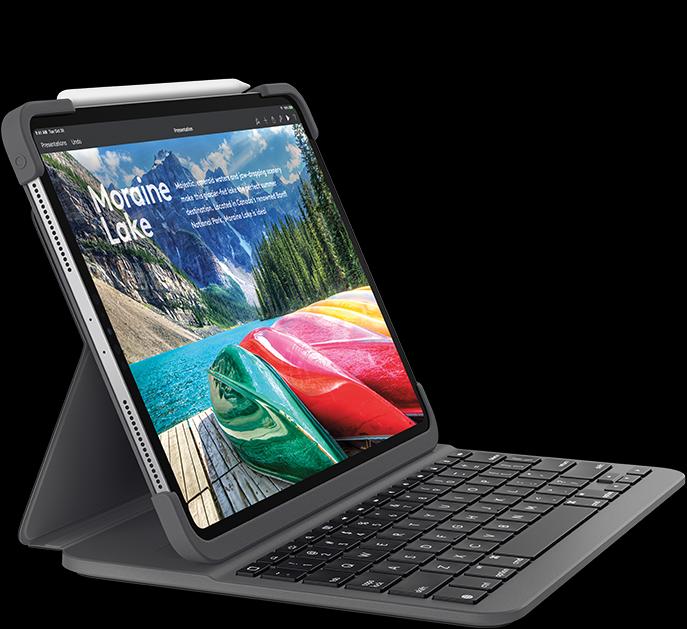 Logitech Slim Folio Pro (FR, iPad Pro 11 2018 (1. Gen), iPad Pro 11 2020 (2. Gen), iPad Pro 11 2021 (3. Gen), iPad Pro 11 2022 (4. Gen))