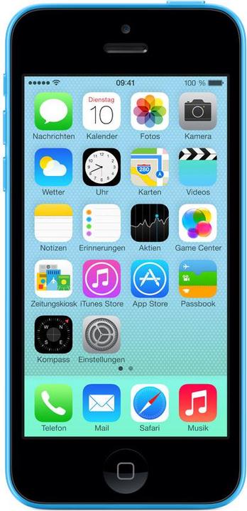Apple iPhone 5C (32 GB, Blau, 4", 8 Mpx, 4G)