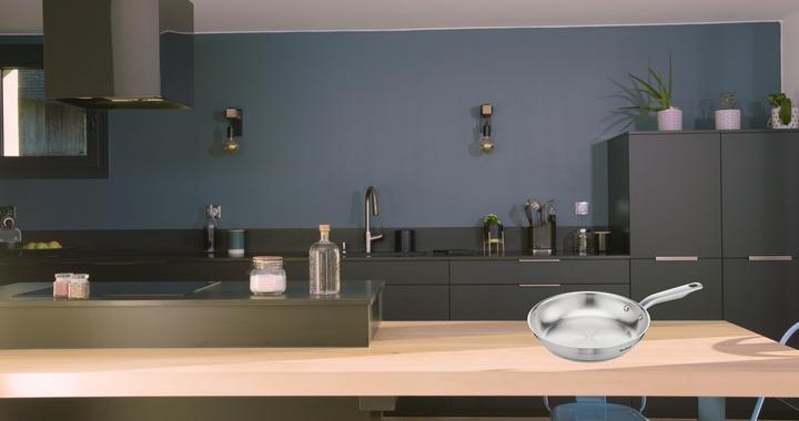 Actual product image Tefal Virtuoso (28 cm, Frying pan, Stainless steel)