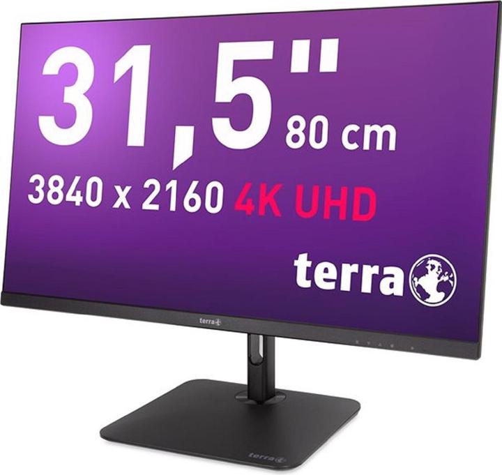 Actual product image Wortmann TERRA LCD/LED 3295W PV 4K USB-C/DP/HDMI (3840 x 2160 Pixels, 31.50")