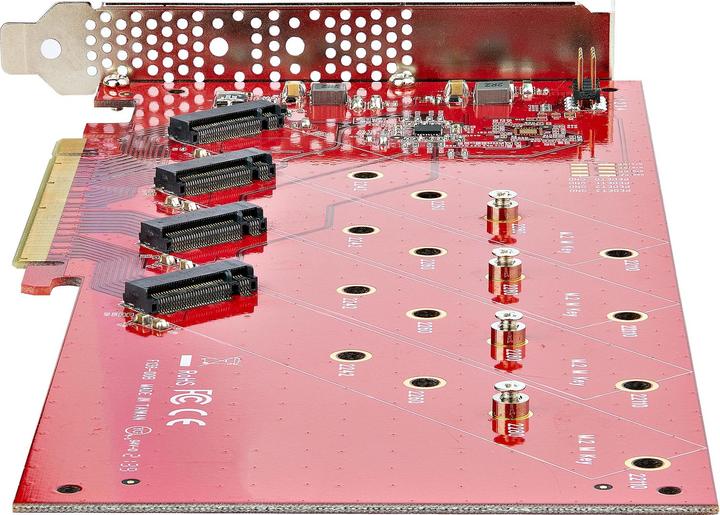 Image du produit StarTech Adaptateur Quad M.2 PCIe