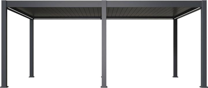 Produktbild Weide elektrische Pergola 4x6m Anthrazit mit LED (600 cm, 400 cm)
