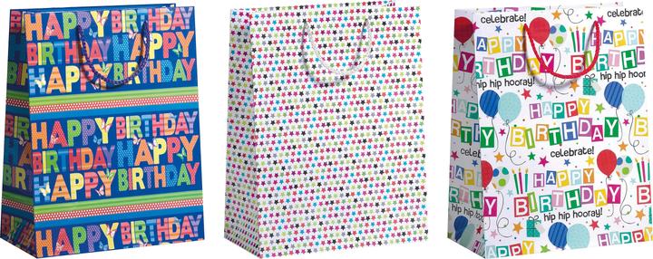 Produktbild Zoewie Geschenktragetasche Maxi 'Happy Birthday' (Geschenkbox, 3 x)
