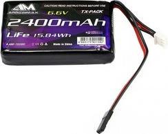 Actual product image Arrowmax LiFe Pack 2400mAh 6.6V For Futaba 4PK/4PX/4PV/7PX (6.60 V, 2400 mAh)