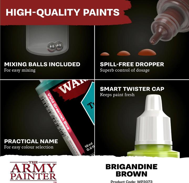 Produktbild Army Painter TAPWP3073P - Warpaints Fanatic: Brigandine Braun