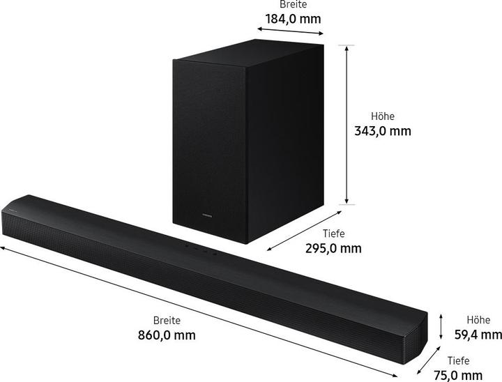 Actual product image Samsung HW-B660GD/ZG (370 W, 3.1 Channel)