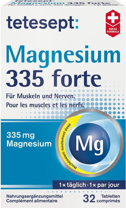 Tetesept Magnesium 335 forte (32 Stück, Tabletten, 56 g)