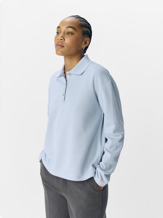 Immagine prodotto Object Gestreiftes Langarm-Poloshirt (XS)
