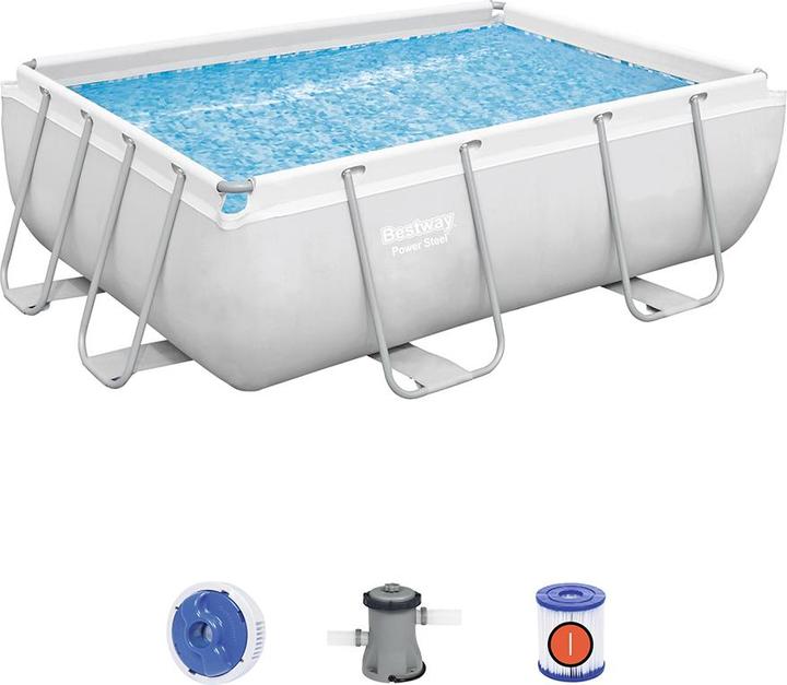 Actual product image Bestway Rectangular Frame Pool (282 x 196 x 84 cm)