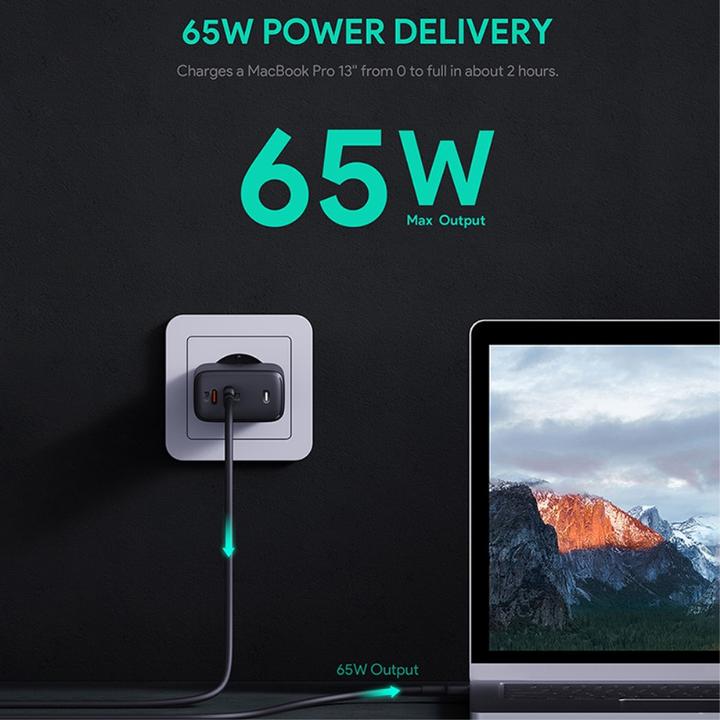 Produktbild Aukey Omnia PA-B4 GaN Charger (65 W)