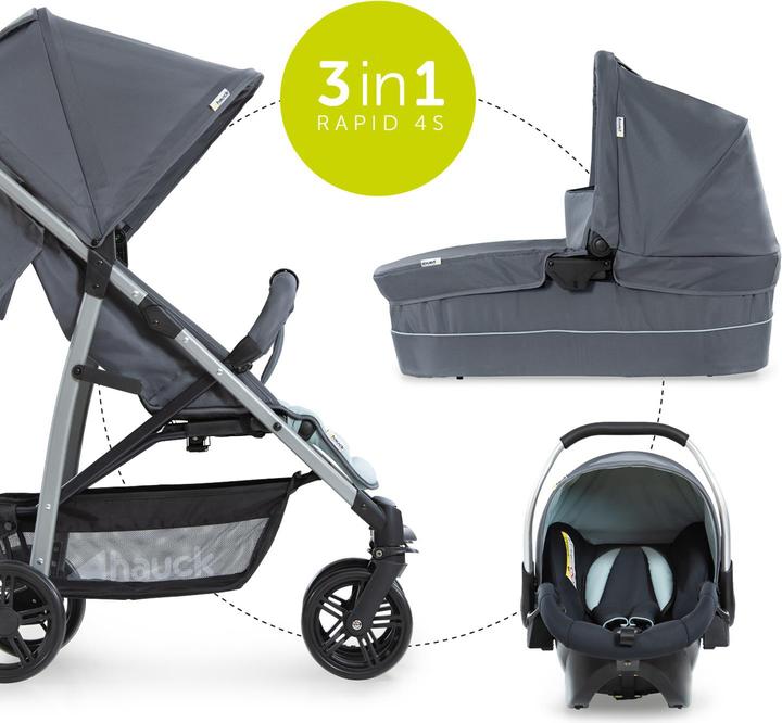 Image du produit Hauck Ensemble de trio Rapid 4 Plus