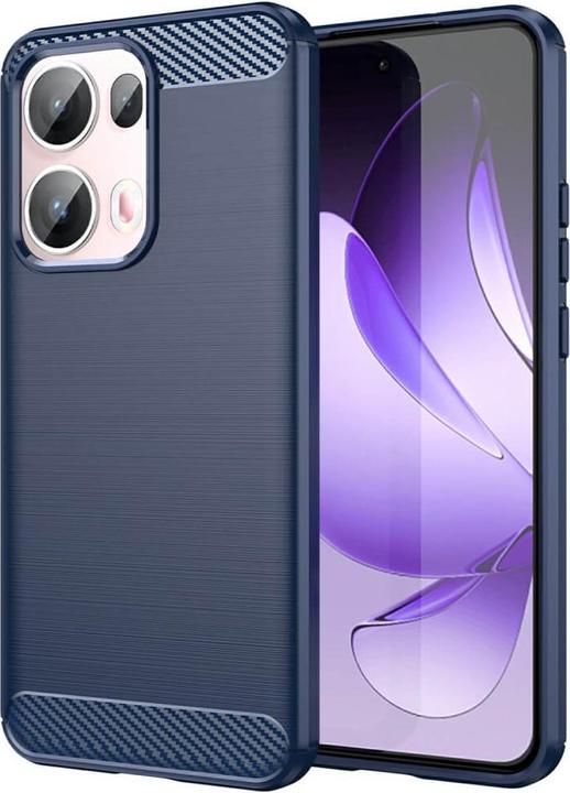 Actual product image Cover-Discount OPPO Reno13 Pro 5G - Metall Carbon Look Hülle (Oppo Reno 5G)