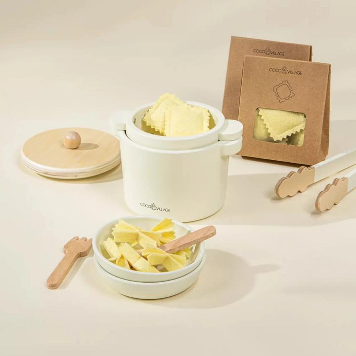 Actual product image Coco Village Wooden Pasta Playset