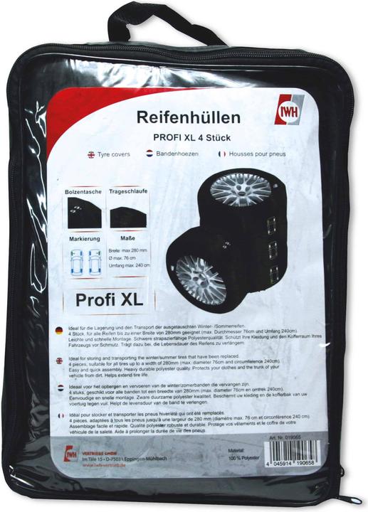 Produktbild IWH Reifenhüllen Profi XL 4 Stück