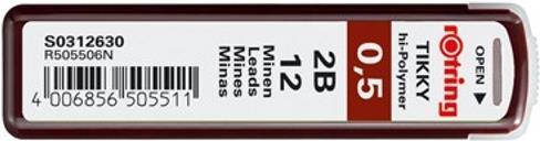 Produktbild Rotring Tikky (0.50 mm, 2B, 12 x)