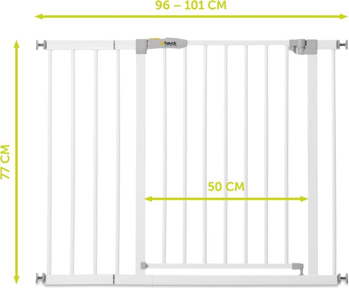 Actual product image Hauck Stop N Safe 2 incl. 21 cm Extension (96 cm)