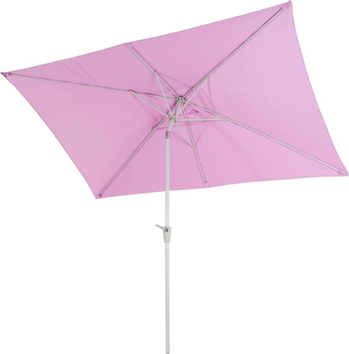 Image du produit Swisshandel24 Parasol, Parasol de jardin, 2x3m rectangulaire inclinable, Polyester/Alu 4,5kg - lilas (1.92 m)
