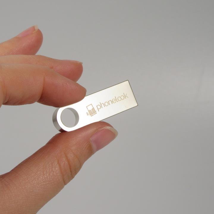 Produktbild PhoneLook Ultra-leichte silberne USB-Stick – Kompakt und tragbar 128GB (128 GB)