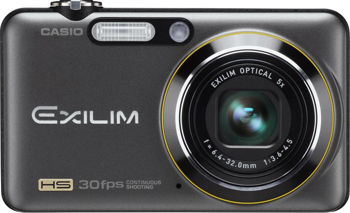 Produktbild Casio Exilim EX-FC100, 9 MPixel, 30 fps, 5x Zoom, Schwarz