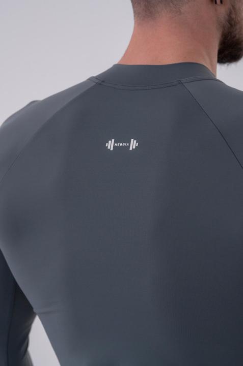 Actual product image Nebbia Functional T-shirt with long sleeves "Active" 328 grey (M)