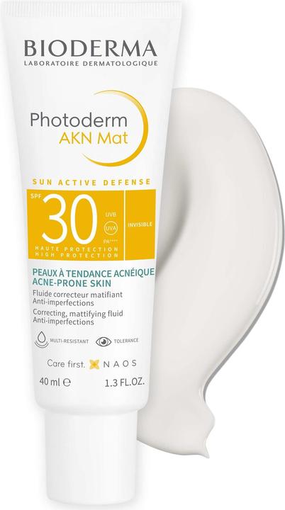 Image du produit Bioderma Photoderm Akn Mat SPF30 (Crème solaire visage, SPF 30, 40 ml, 150 g)