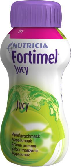 Produktbild Nutricia Fortimel Jucy Apfel, 4 x 200 ml (4 Stück, Flüssigkeit, 1004 g)
