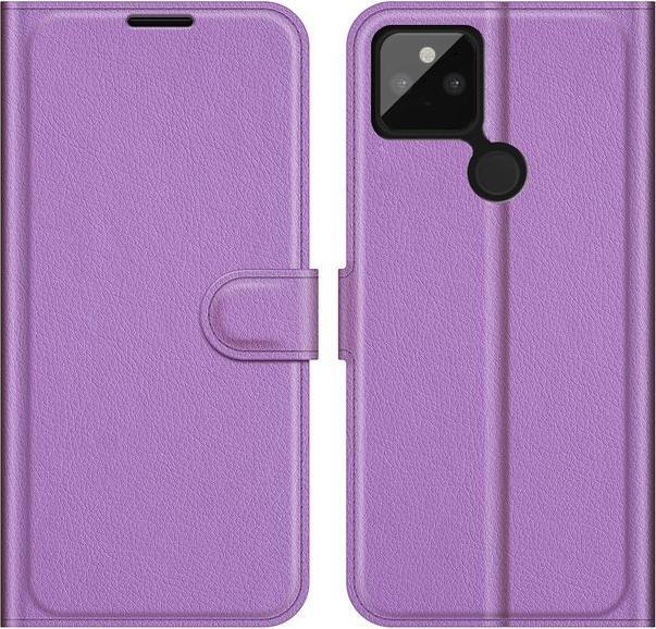 Actual product image MU Classic Litchi Leather Bookcover Series (Google Pixel 5a)