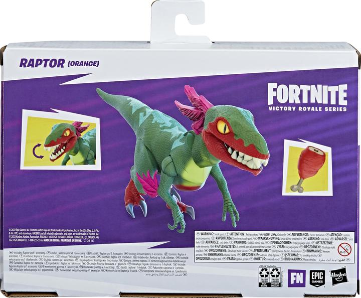 Actual product image Fortnite Frt Raptor Orange