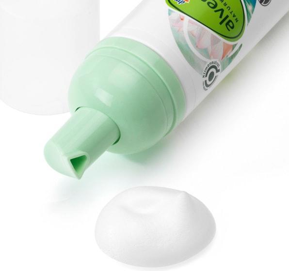 Actual product image dm alverde Mousse lotus flower extract purple rice (Foaming agent)